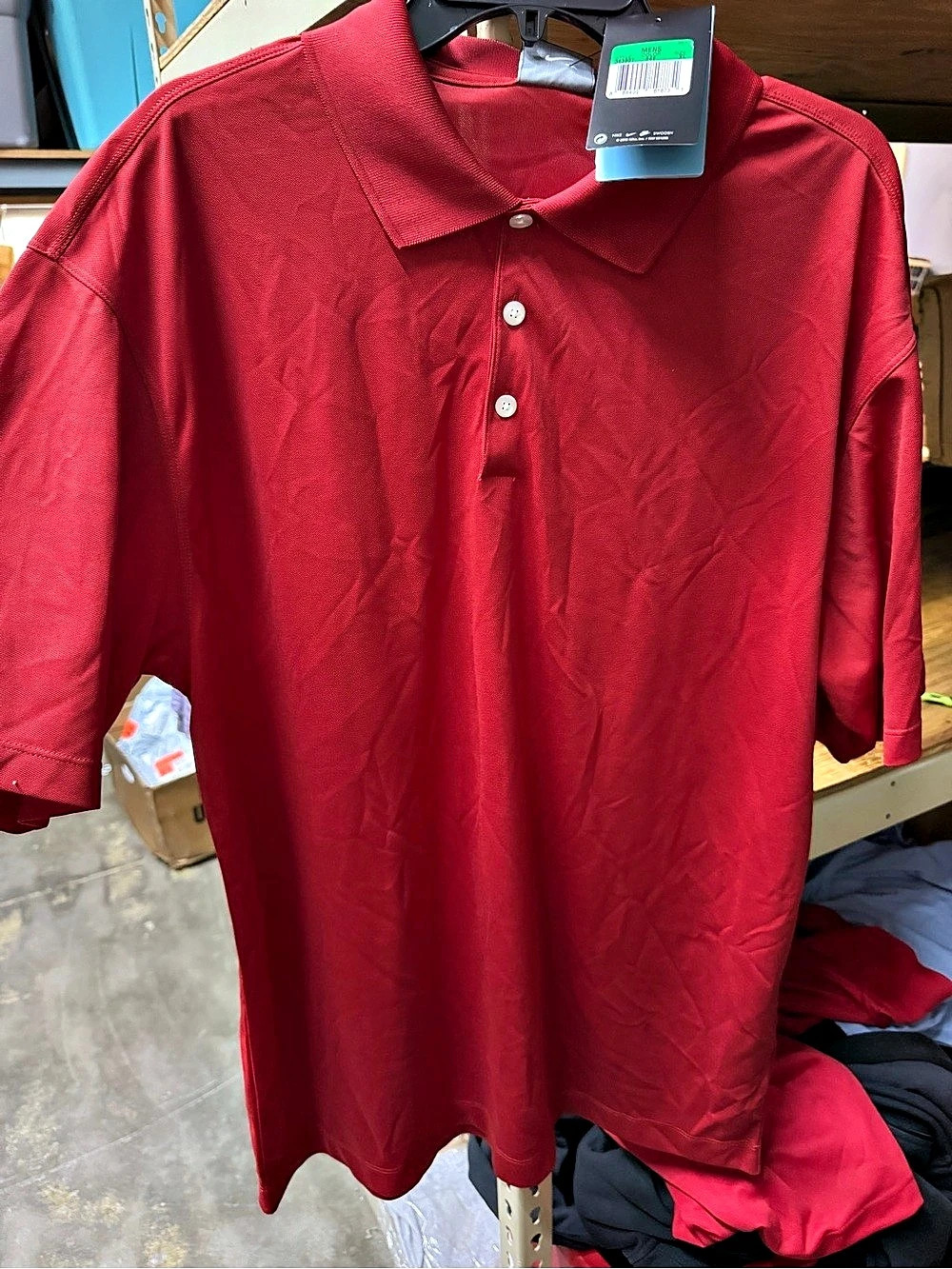 Nike Golf Dri-FIT Polo Men's Red Polo Size Medium NWT